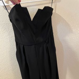New look Black Strapless Jumpsuit